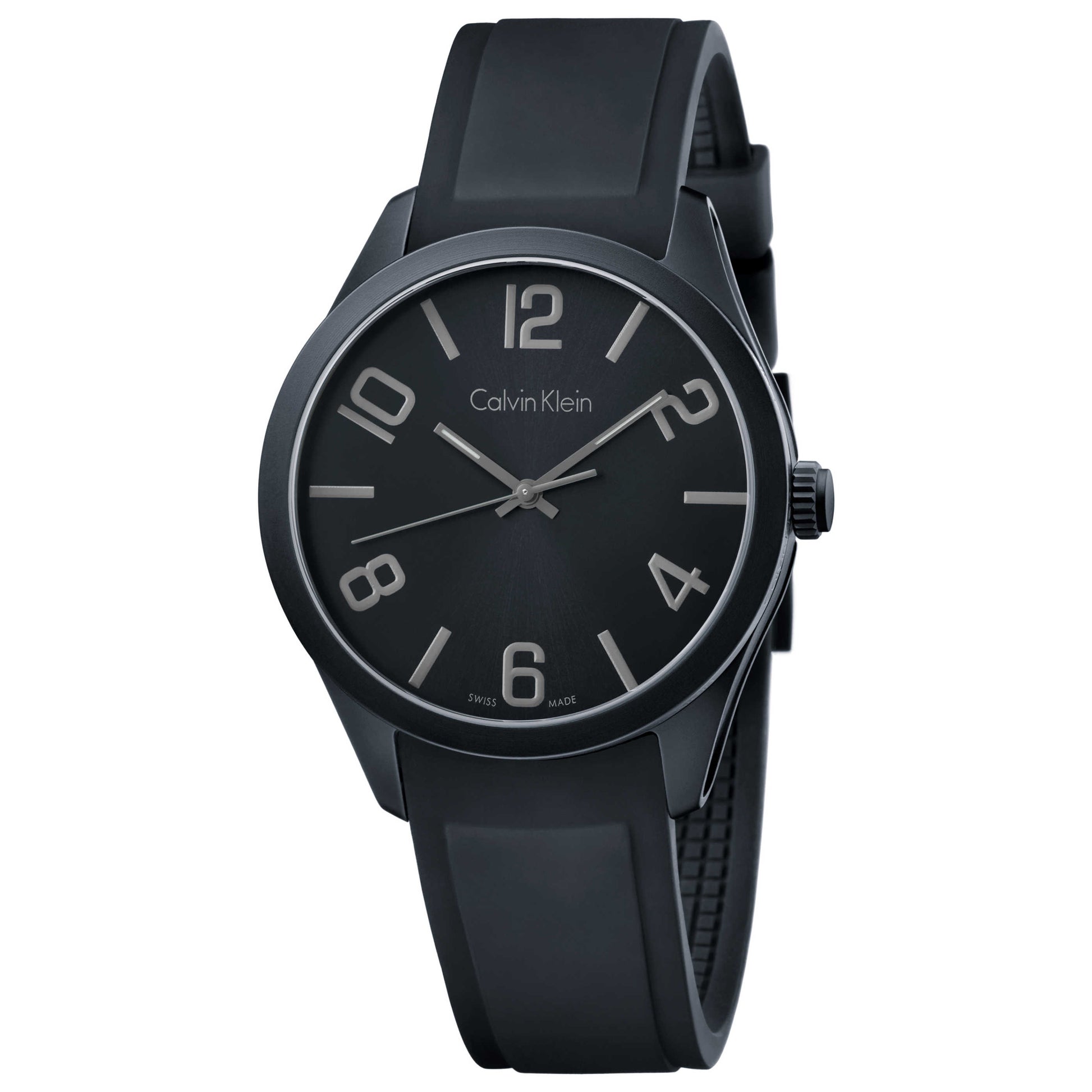 Front view of Calvin Klein Color Men's Swiss Quartz (Battery-Powered) Watch K5E514B1