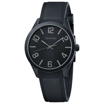 Front view of Calvin Klein Color Men's Swiss Quartz (Battery-Powered) Watch K5E514B1