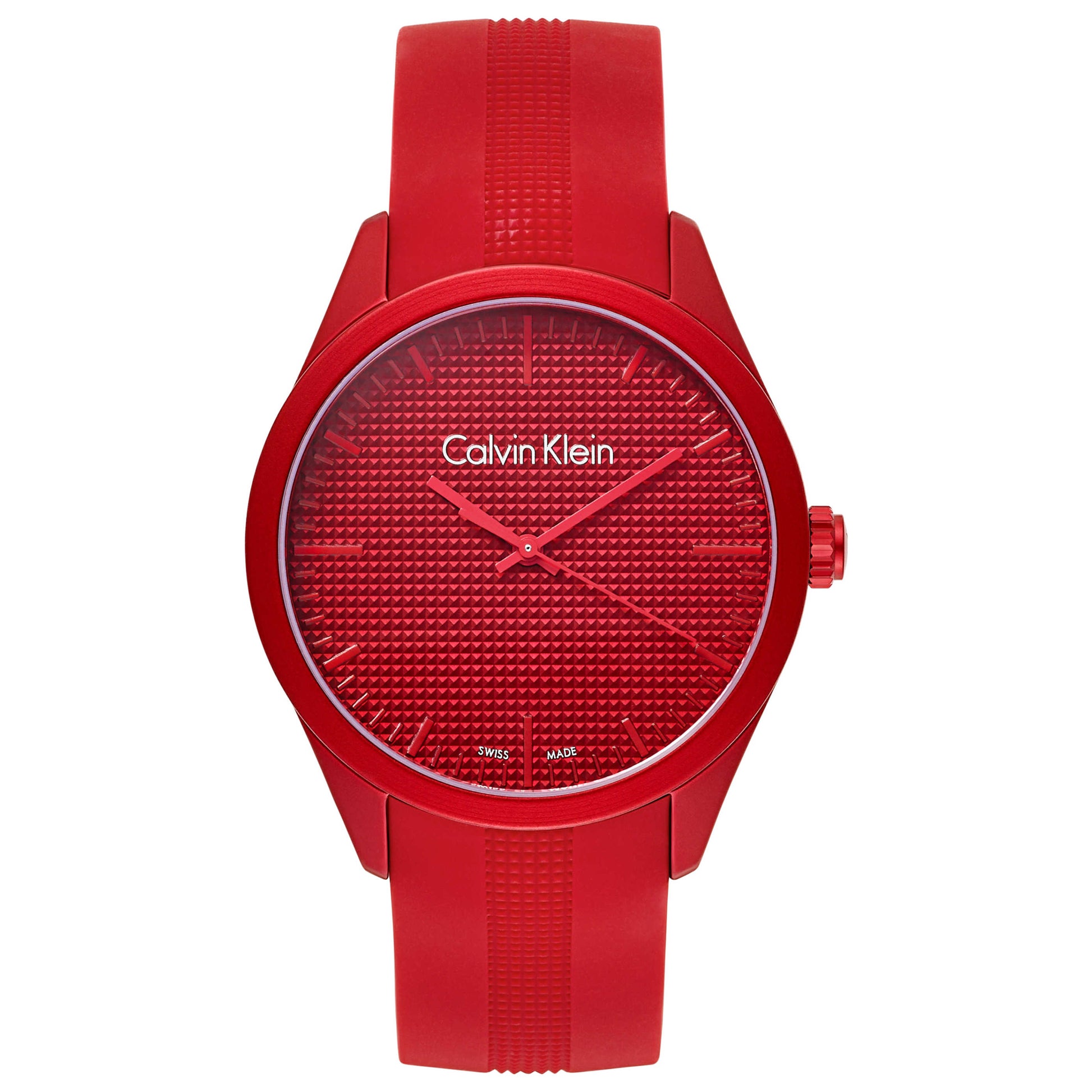 Front view of Calvin Klein Color Men's Swiss Quartz (Battery-Powered) Watch K5E518UP