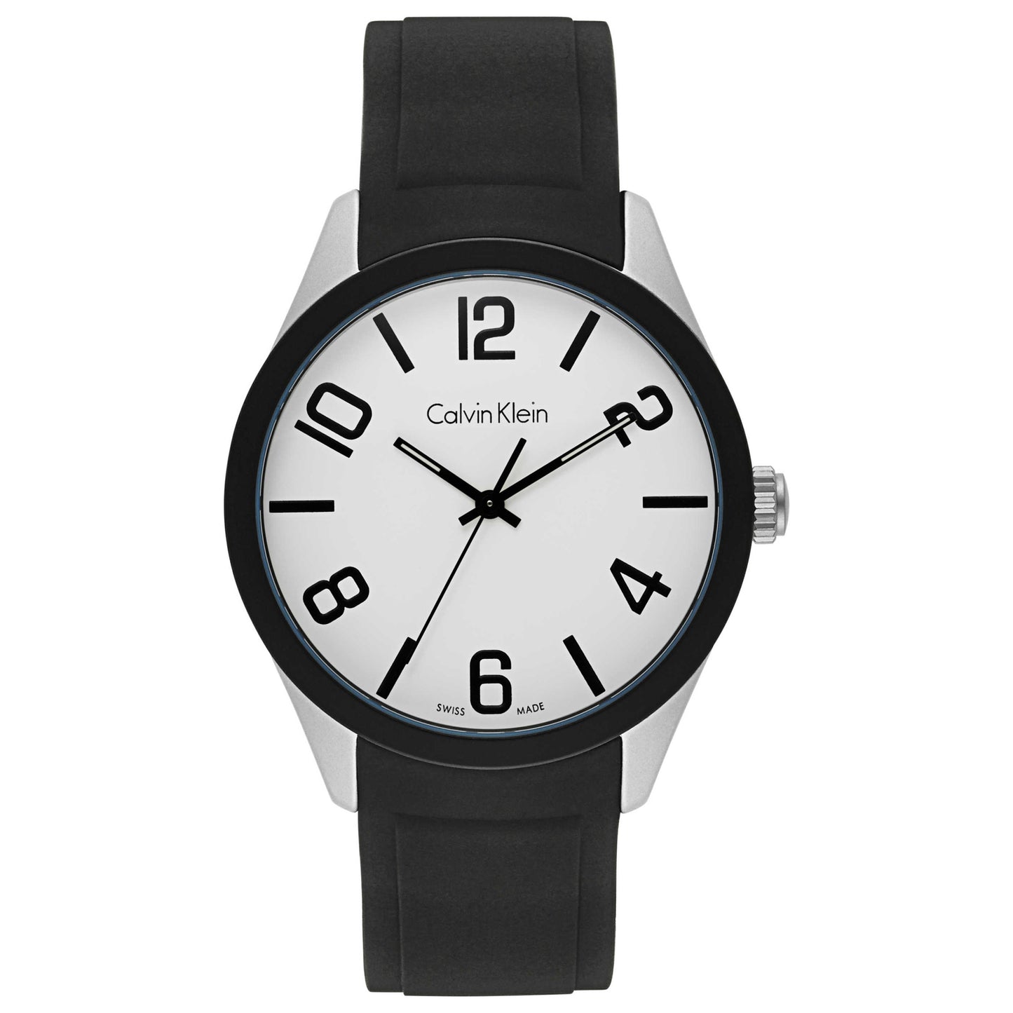 Front view of Calvin Klein Color Men's Swiss Quartz (Battery-Powered) Watch K5E51CB2