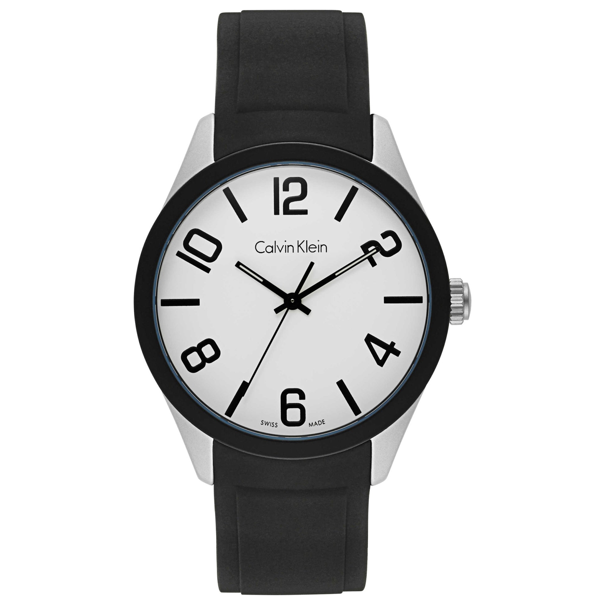 Front view of Calvin Klein Color Men's Swiss Quartz (Battery-Powered) Watch K5E51CB2