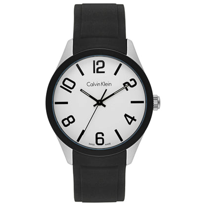 Front view of Calvin Klein Color Men's Swiss Quartz (Battery-Powered) Watch K5E51CB2