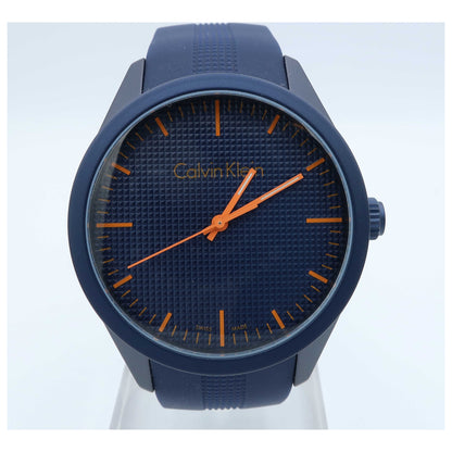 Front view of Calvin Klein Color Men's Swiss Quartz (Battery-Powered) Watch K5E51GVN-SDV