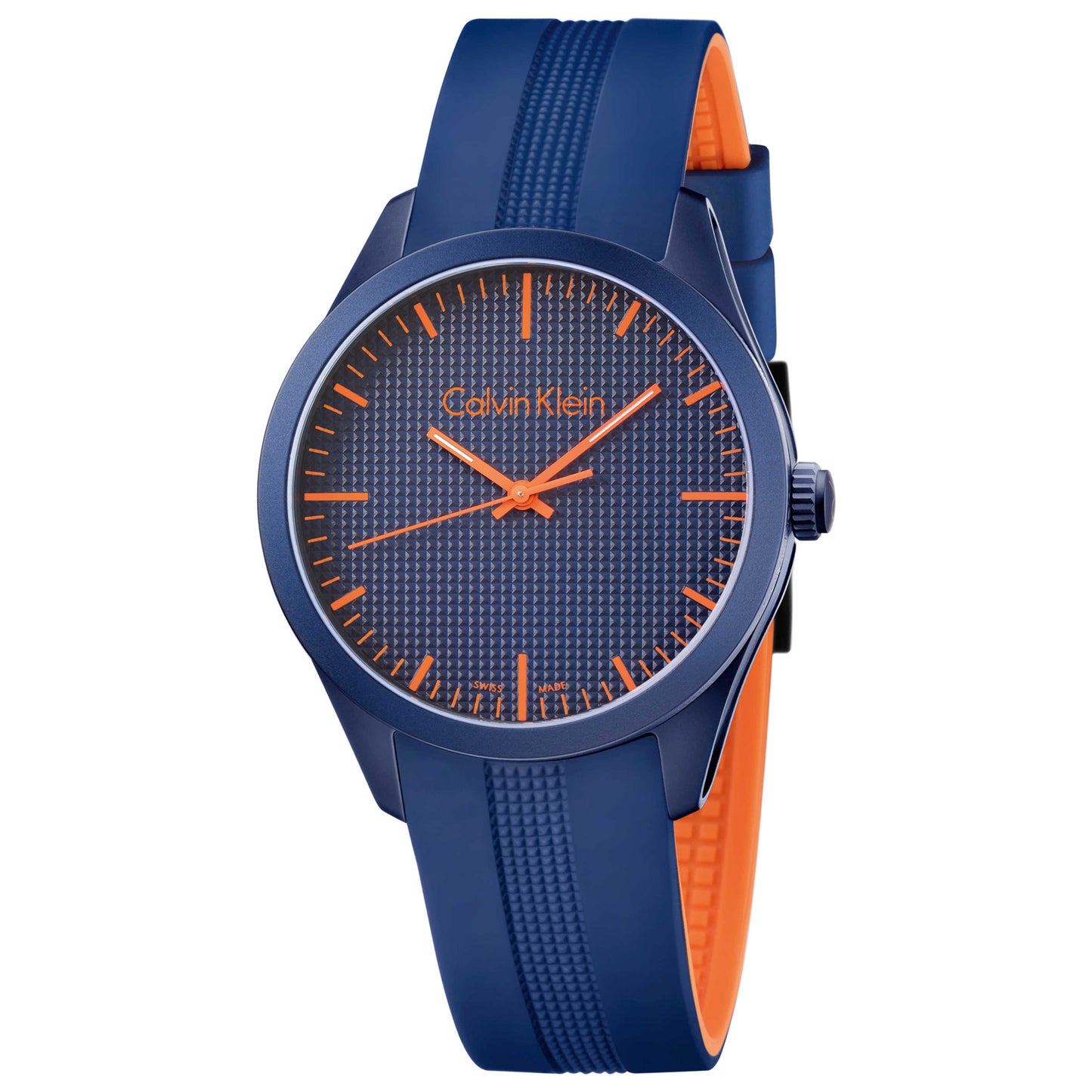 Front view of Calvin Klein Color Men's Swiss Quartz (Battery-Powered) Watch K5E51GVN