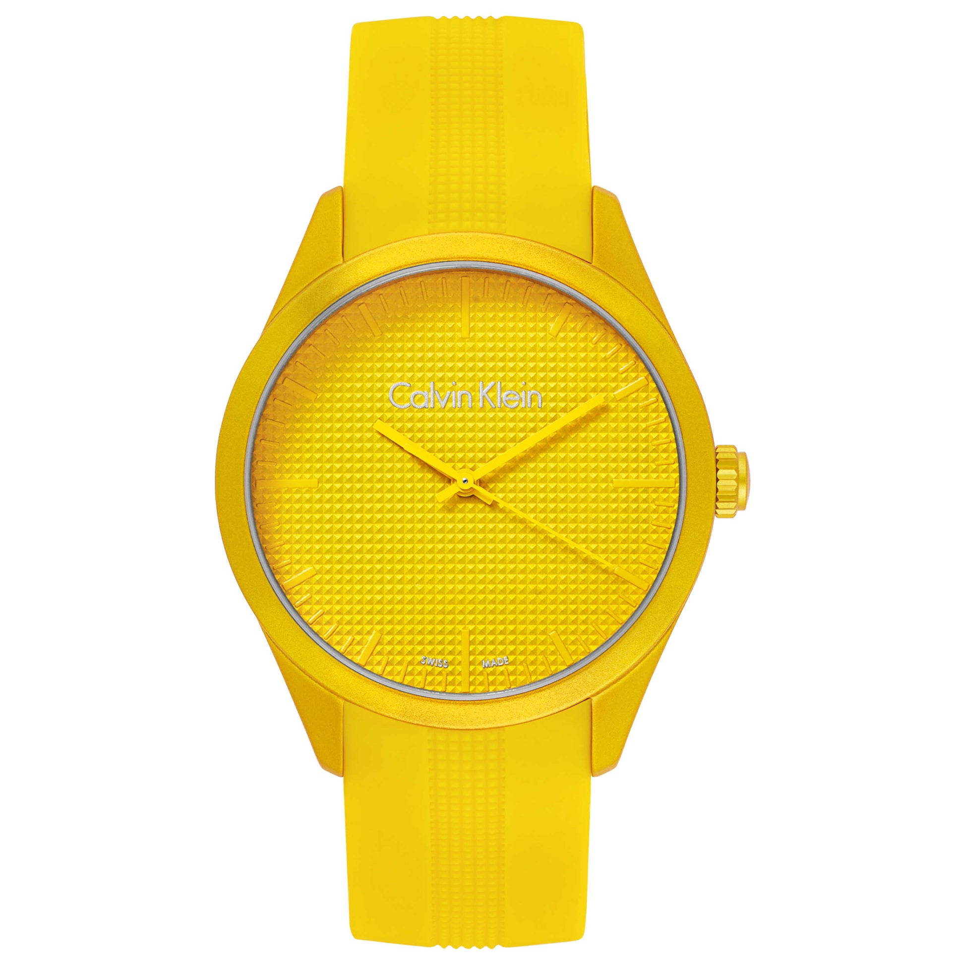 Front view of Calvin Klein Color Men's Swiss Quartz (Battery-Powered) Watch K5E51HFY