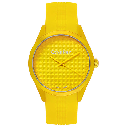 Front view of Calvin Klein Color Men's Swiss Quartz (Battery-Powered) Watch K5E51HFY