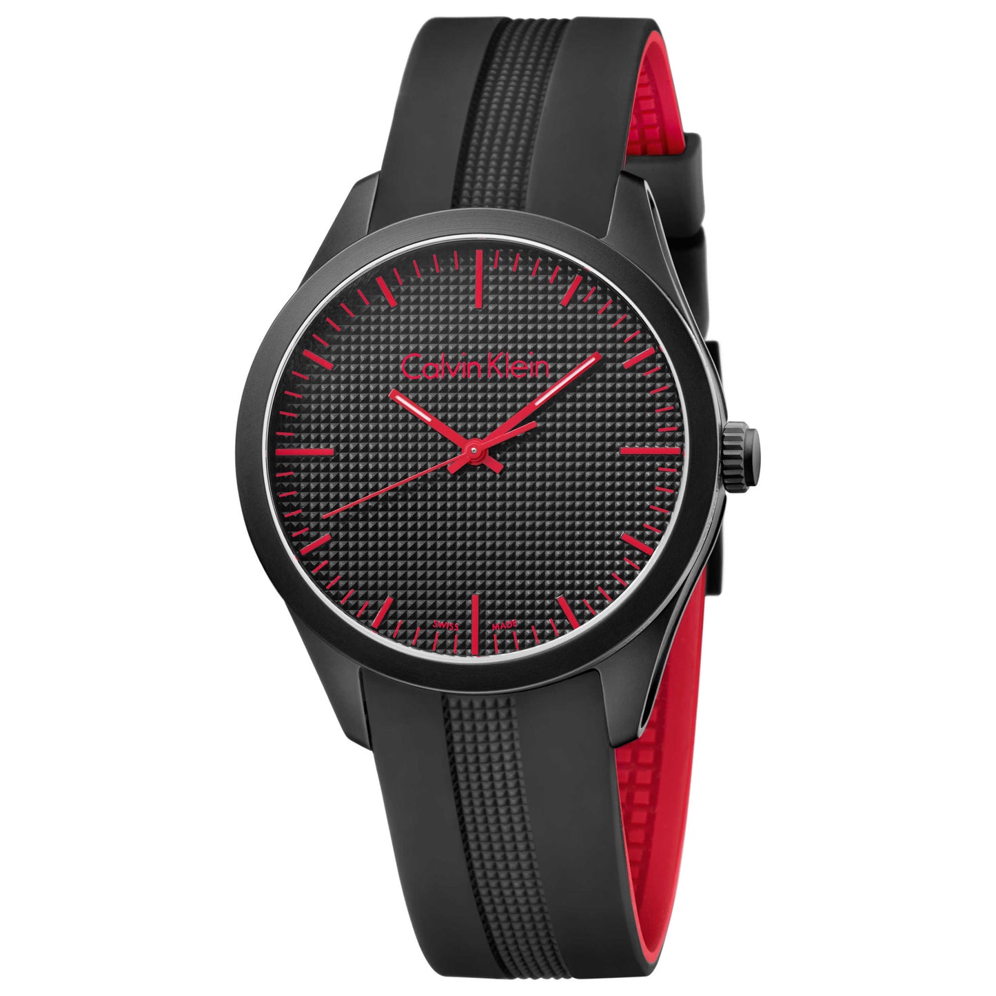 Front view of Calvin Klein Color Men's Swiss Quartz (Battery-Powered) Watch K5E51TB1