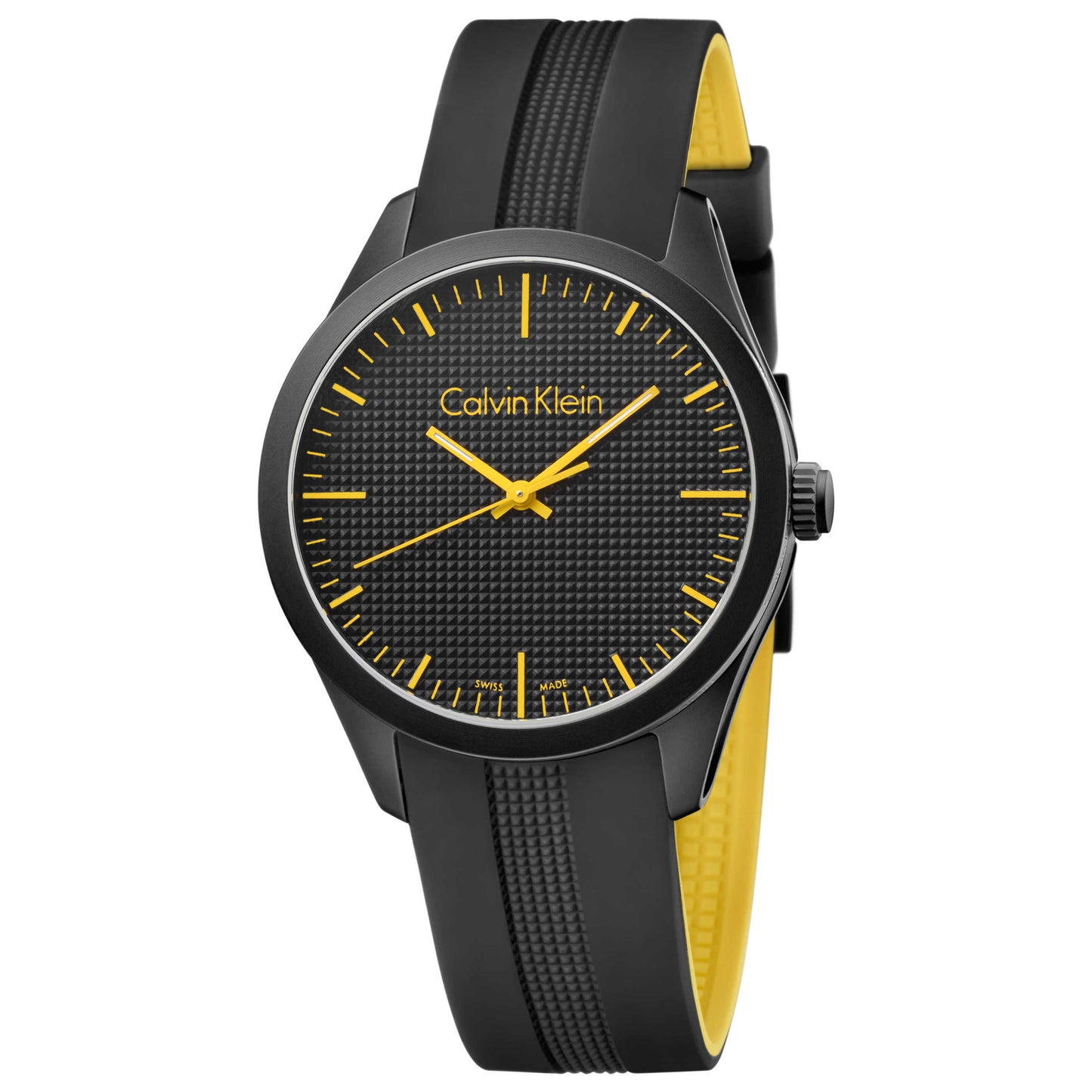 Front view of Calvin Klein Color Men's Swiss Quartz (Battery-Powered) Watch K5E51TBX