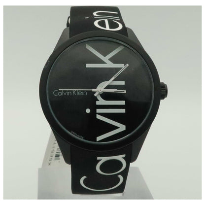 Front view of Calvin Klein Color Men's Swiss Quartz (Battery-Powered) Watch K5E51TBZ-PO