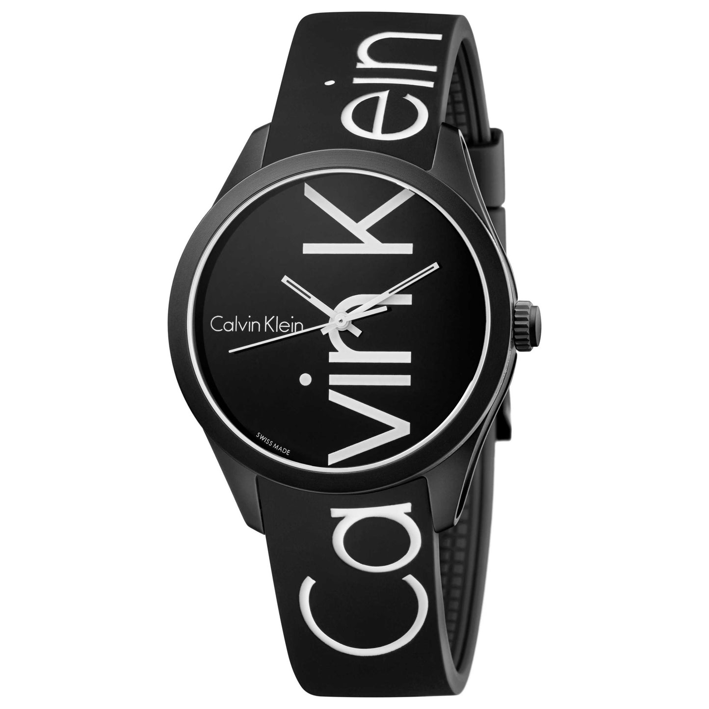 Front view of Calvin Klein Color Men's Swiss Quartz (Battery-Powered) Watch K5E51TBZ