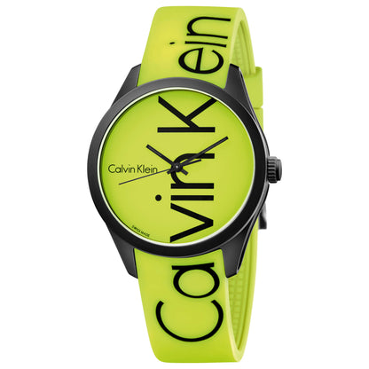 Front view of Calvin Klein Color Men's Swiss Quartz (Battery-Powered) Watch K5E51TFY