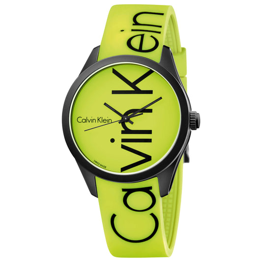 Front view of Calvin Klein Color Men's Swiss Quartz (Battery-Powered) Watch K5E51TFY
