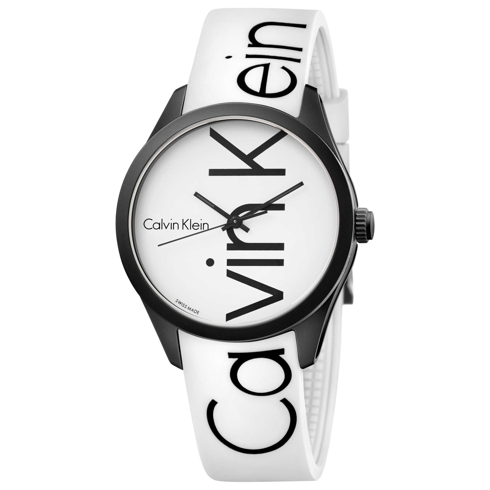 Front view of Calvin Klein Color Men's Swiss Quartz (Battery-Powered) Watch K5E51TK2