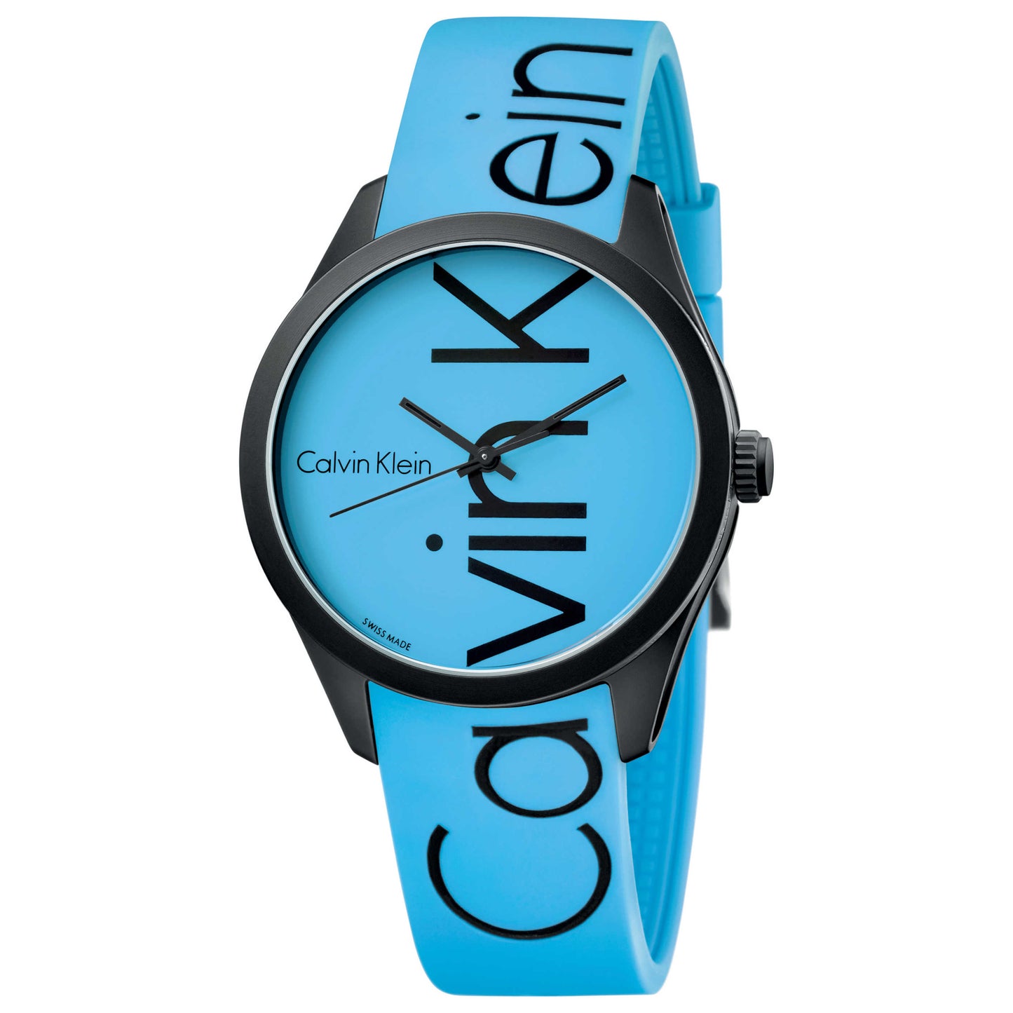 Front view of Calvin Klein Color Men's Swiss Quartz (Battery-Powered) Watch K5E51TVN