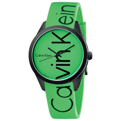 Front view of Calvin Klein Color Men's Swiss Quartz (Battery-Powered) Watch K5E51TWL