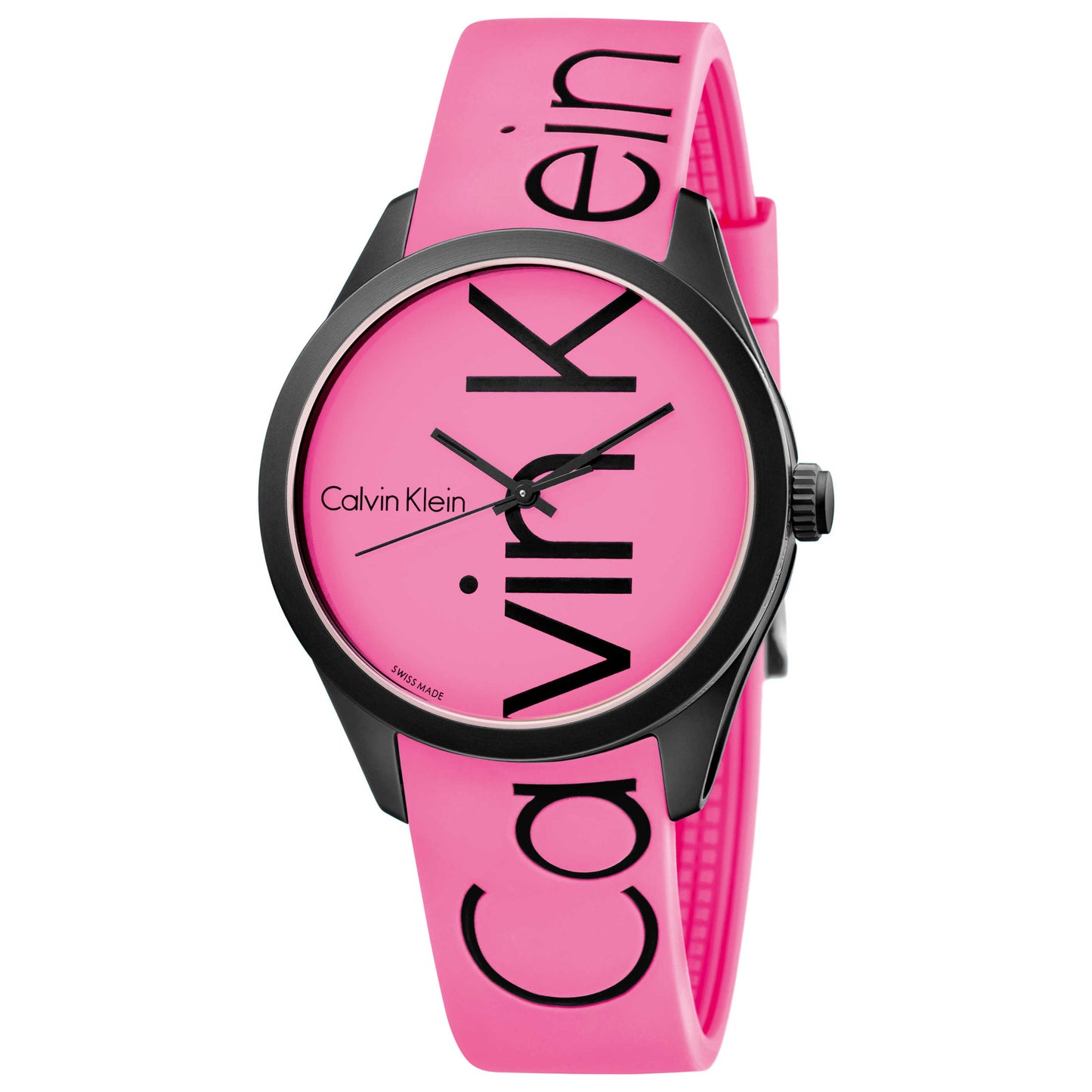 Front view of Calvin Klein Color Men's Swiss Quartz (Battery-Powered) Watch K5E51TZP