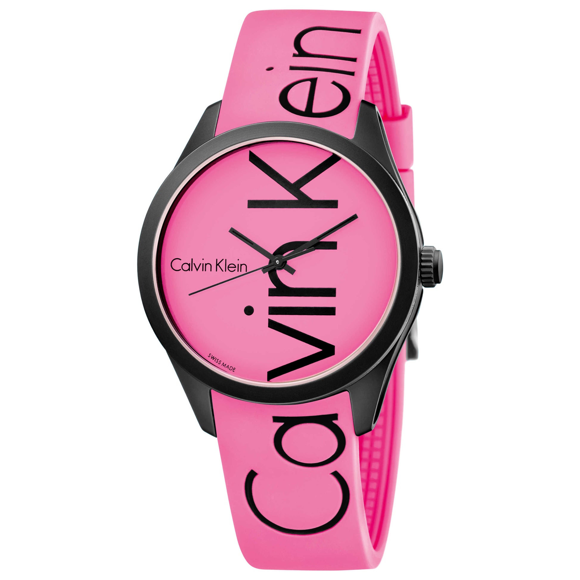 Front view of Calvin Klein Color Men's Swiss Quartz (Battery-Powered) Watch K5E51TZP