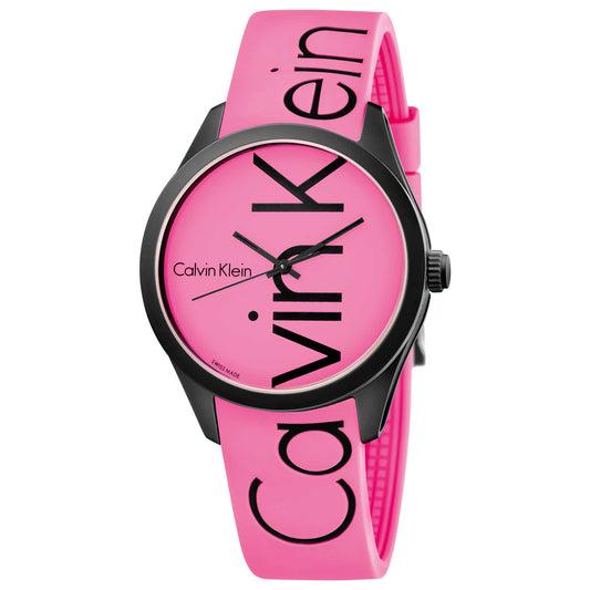 Front view of Calvin Klein Color Men's Swiss Quartz (Battery-Powered) Watch K5E51TZP