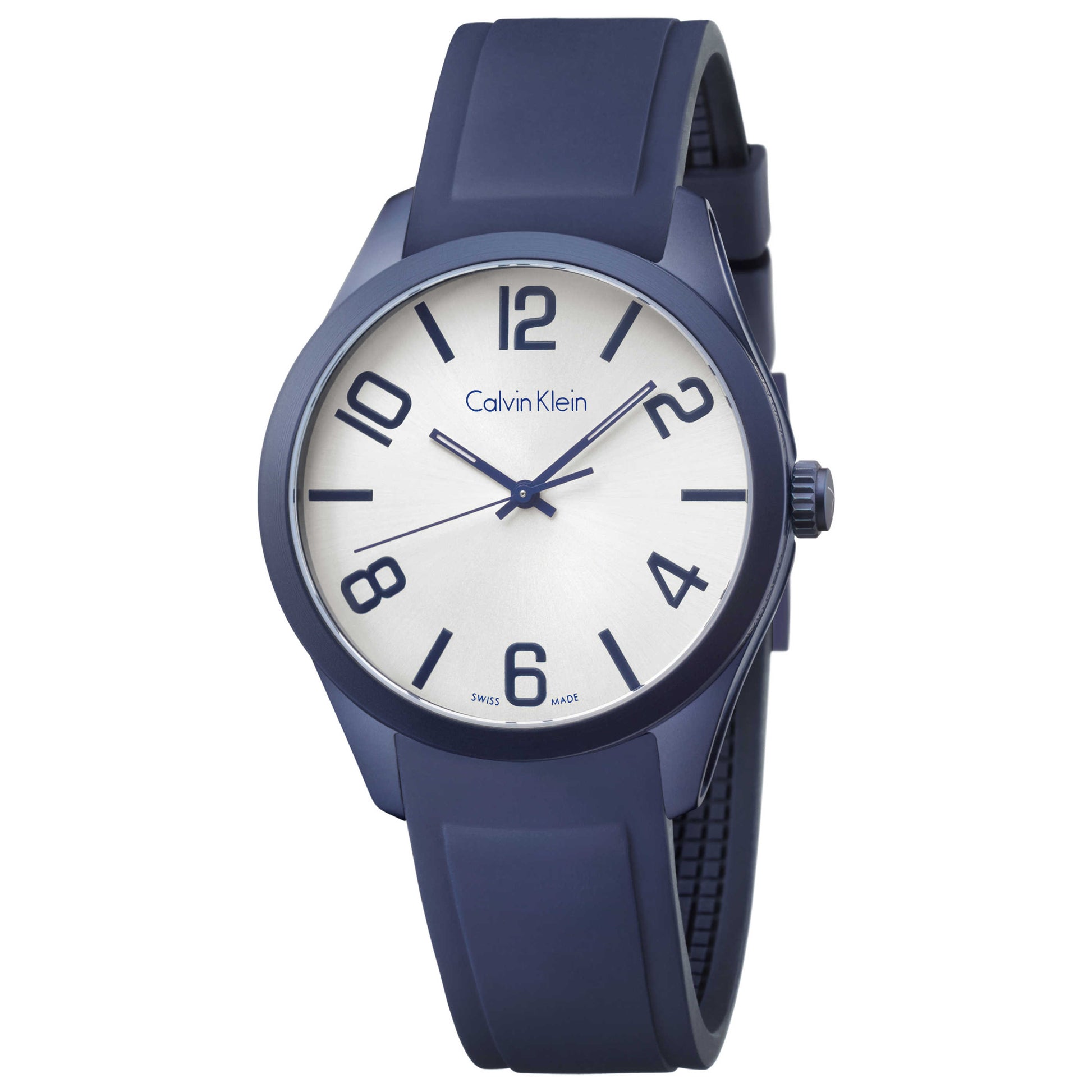 Front view of Calvin Klein Color Men's Swiss Quartz (Battery-Powered) Watch K5E51XV6