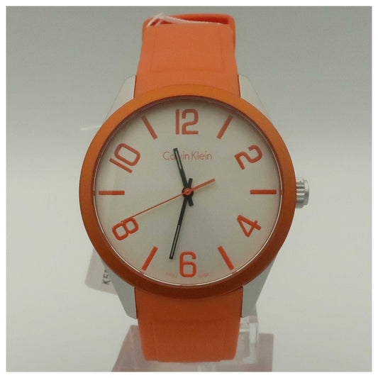 Front view of Calvin Klein Color Men's Swiss Quartz (Battery-Powered) Watch K5E51YY6-SDV