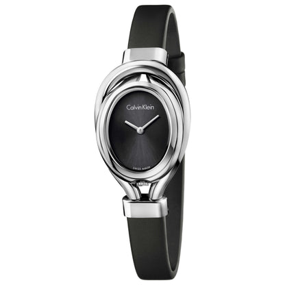 Front view of Calvin Klein Belt Women's Swiss Quartz (Battery-Powered) Watch K5H231B1