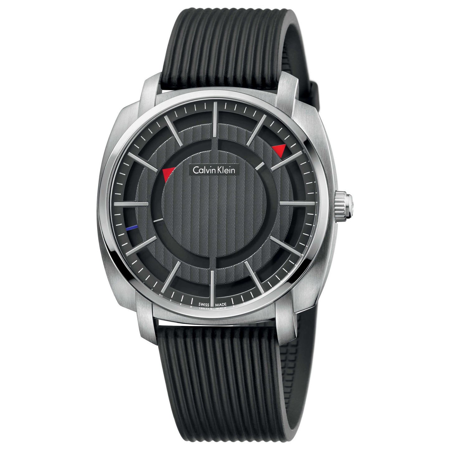 Front view of Calvin Klein Highline Men's Swiss Quartz (Battery-Powered) Watch K5M3X1D1