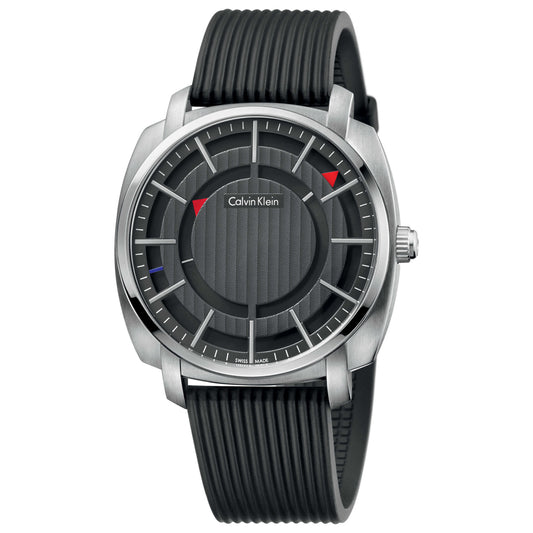 Front view of Calvin Klein Highline Men's Swiss Quartz (Battery-Powered) Watch K5M3X1D1