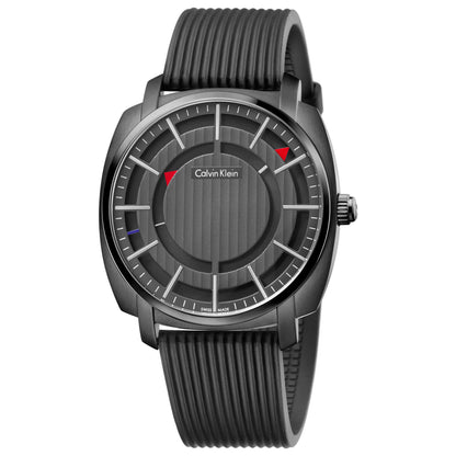 Front view of Calvin Klein Highline Men's Swiss Quartz (Battery-Powered) Watch K5M3X4D1