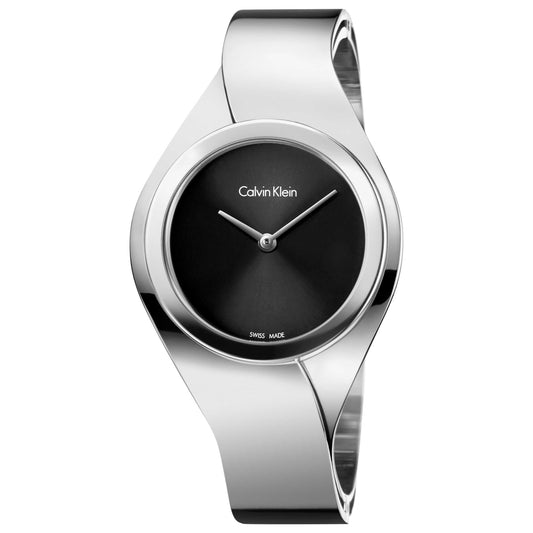 Front view of Calvin Klein Senses Women's Swiss Quartz (Battery-Powered) Watch K5N2S121