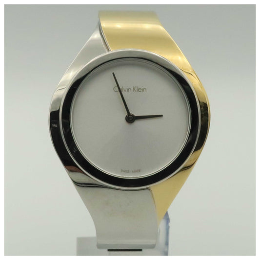 Front view of Calvin Klein Senses Women's Swiss Quartz (Battery-Powered) Watch K5N2S1Y6-PO