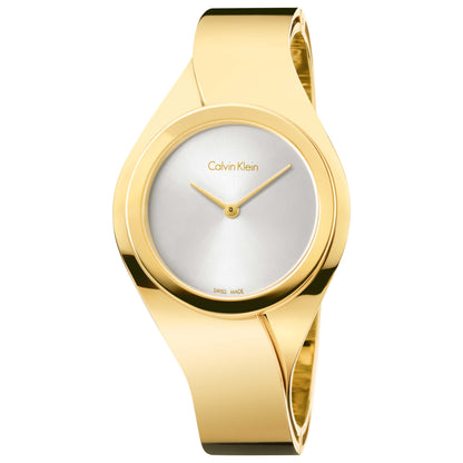 Front view of Calvin Klein Senses Women's Swiss Quartz (Battery-Powered) Watch K5N2S526