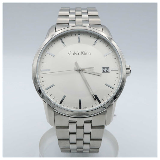 Front view of Calvin Klein Infinite Men's Swiss Quartz (Battery-Powered) Watch K5S31146-SD