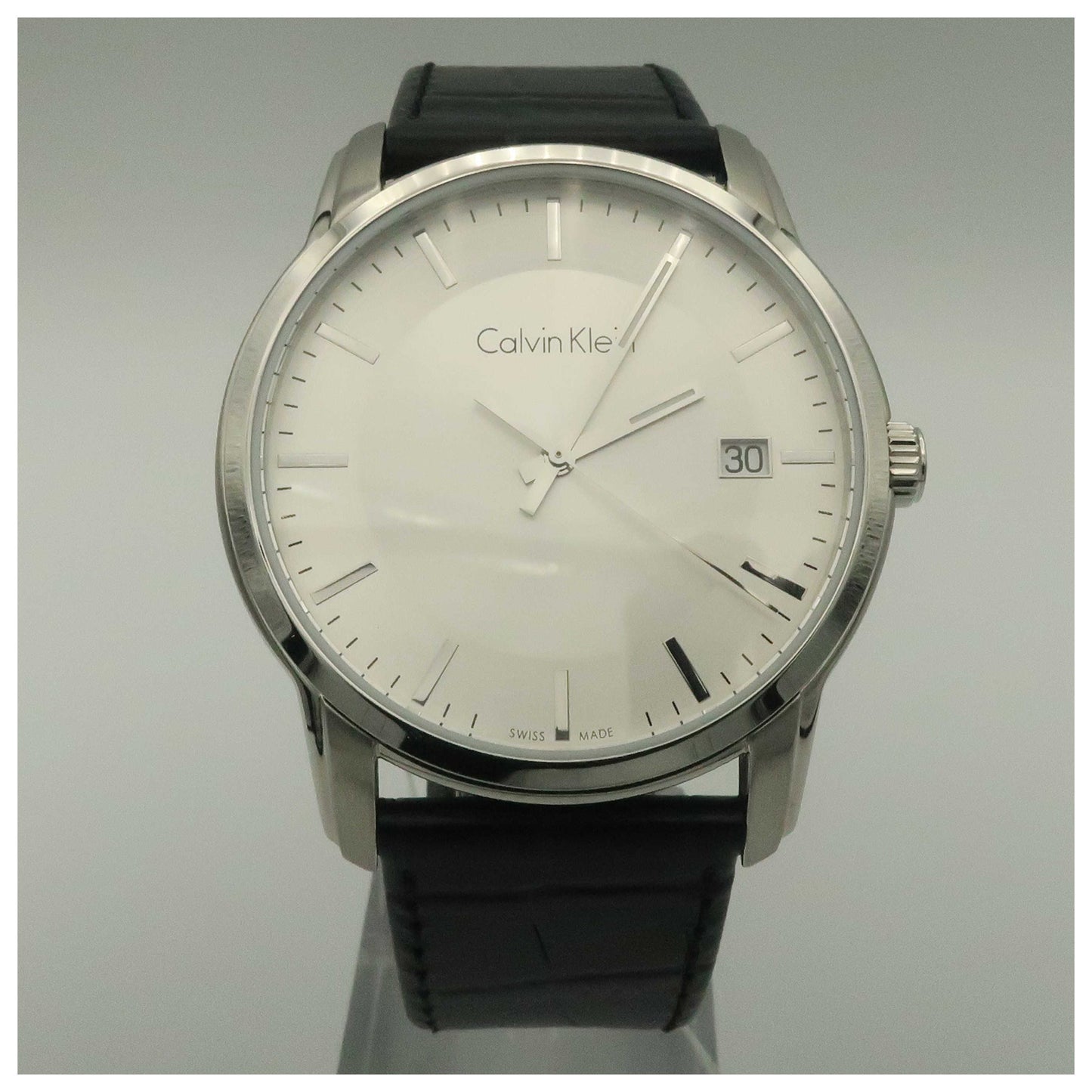Front view of Calvin Klein Infinite Men's Swiss Quartz (Battery-Powered) Watch K5S311C6-PO
