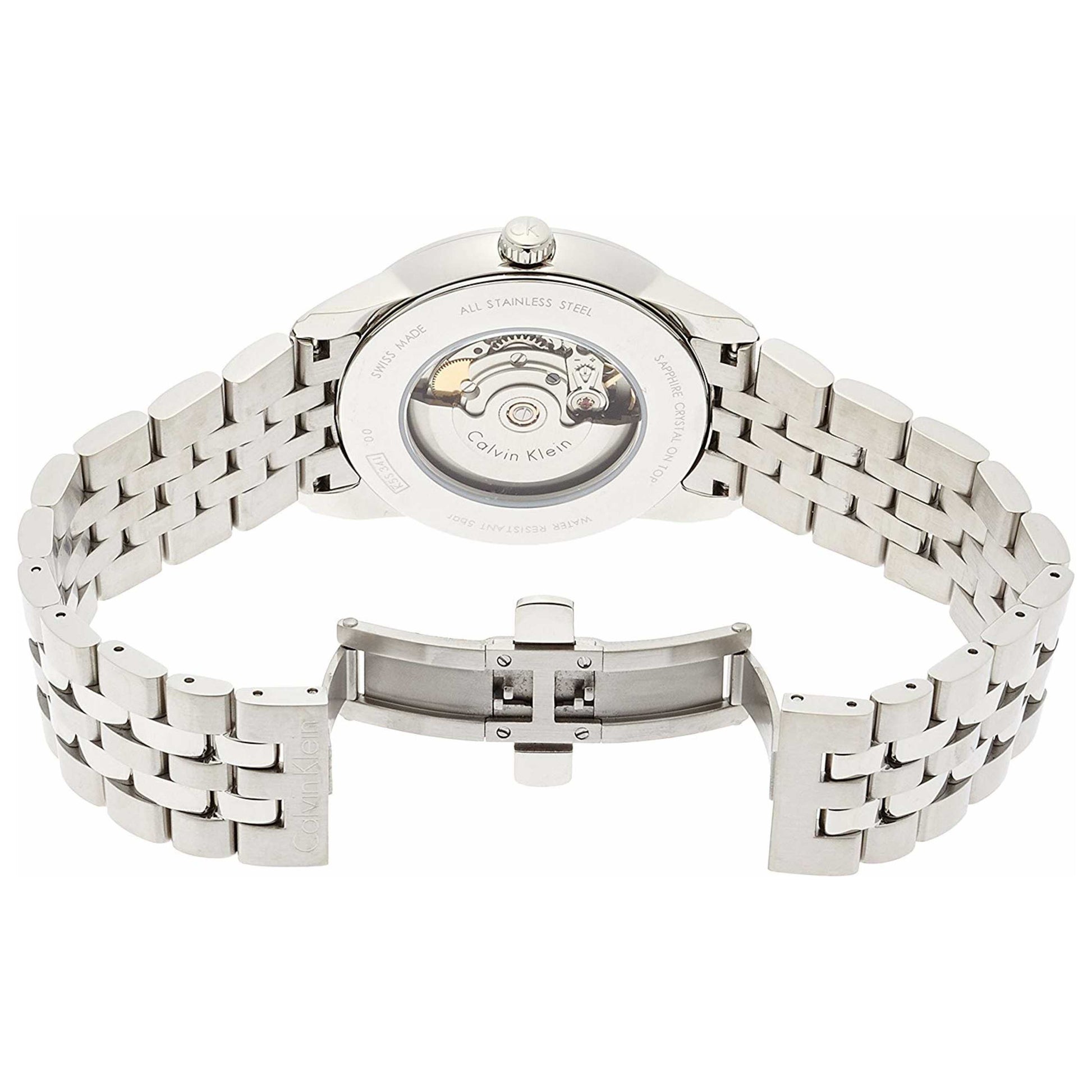 Back view of Calvin Klein Infinite Men's Quartz Watch K5S34146