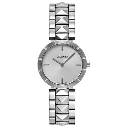 Front view of Calvin Klein Edge Women's Swiss Quartz (Battery-Powered) Watch K5T33146