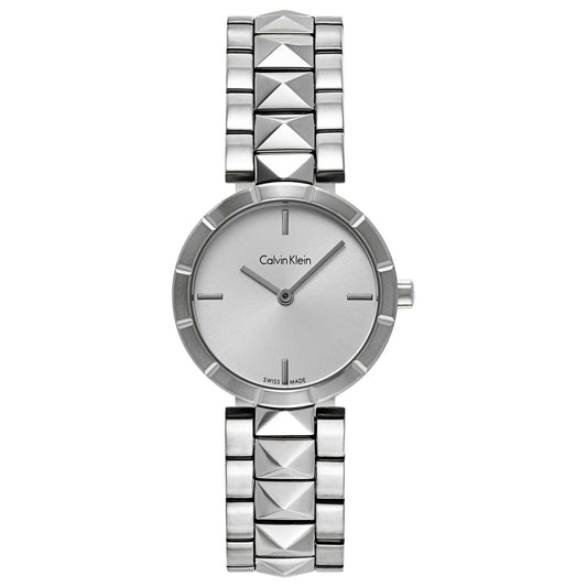 Front view of Calvin Klein Edge Women's Swiss Quartz (Battery-Powered) Watch K5T33146