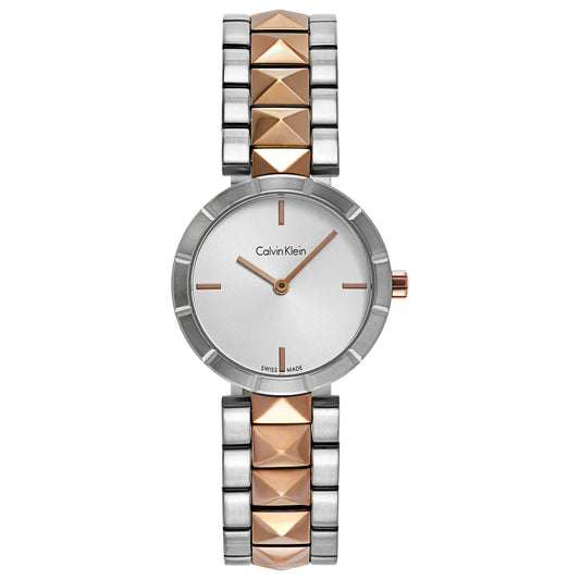 Front view of Calvin Klein Edge Women's Swiss Quartz (Battery-Powered) Watch K5T33BZ6