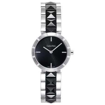 Front view of Calvin Klein Edge Women's Swiss Quartz (Battery-Powered) Watch K5T33C41
