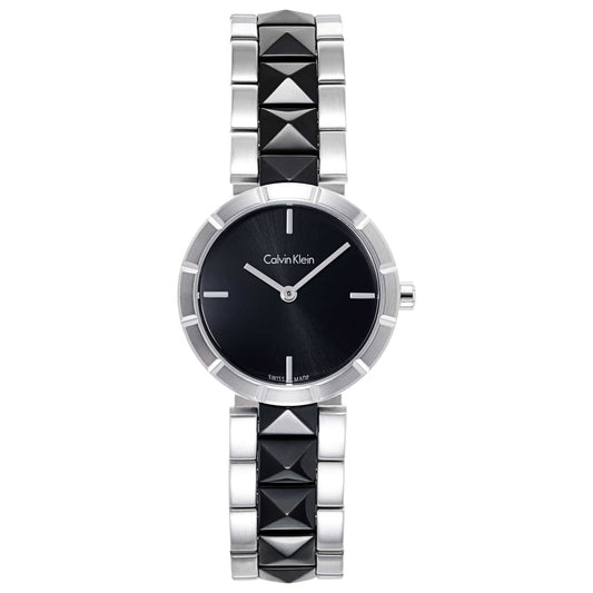 Front view of Calvin Klein Edge Women's Swiss Quartz (Battery-Powered) Watch K5T33C41