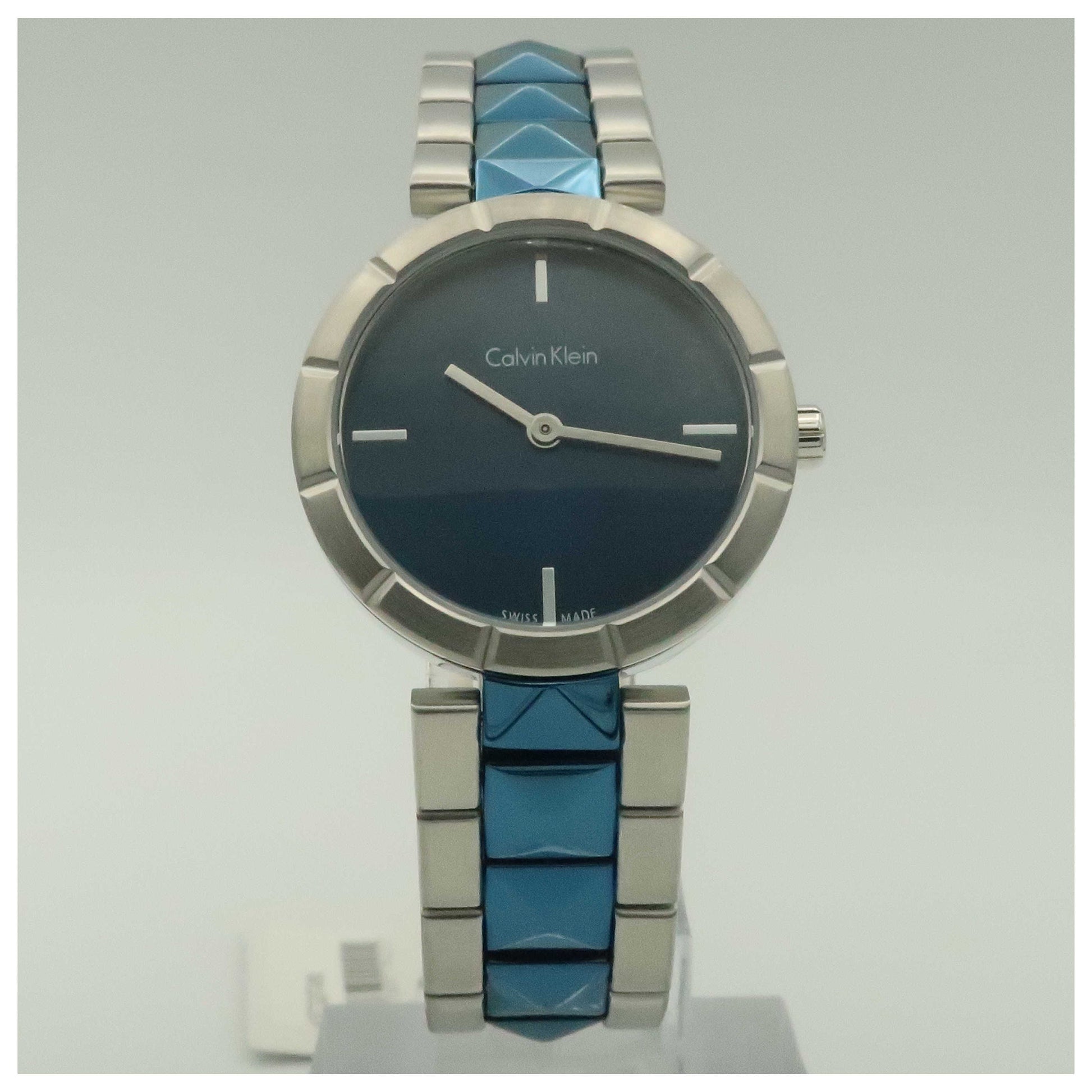 Front view of Calvin Klein Edge Women's Swiss Quartz (Battery-Powered) Watch K5T33T4N-PO