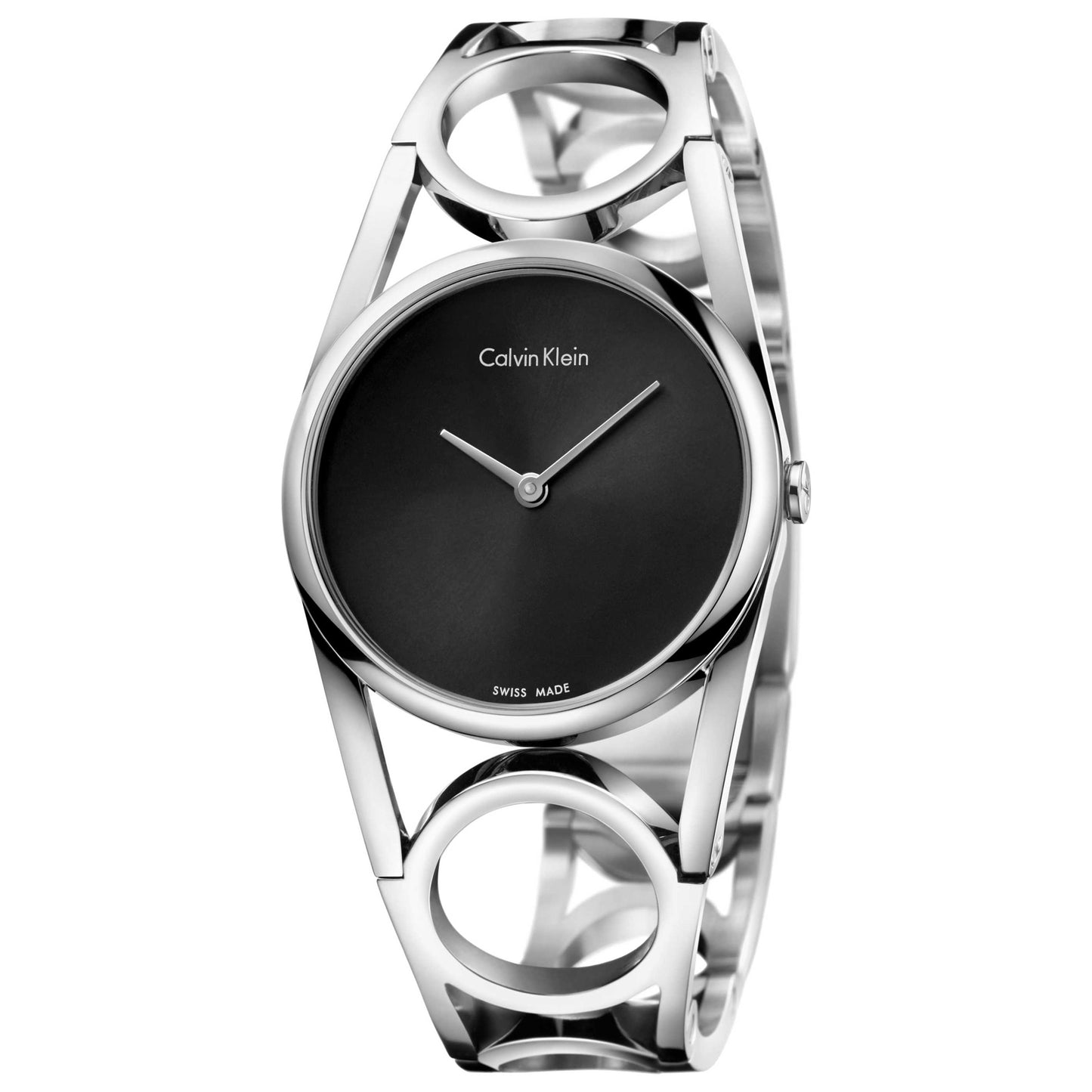 Front view of Calvin Klein Round Women's Quartz Watch K5U2M141