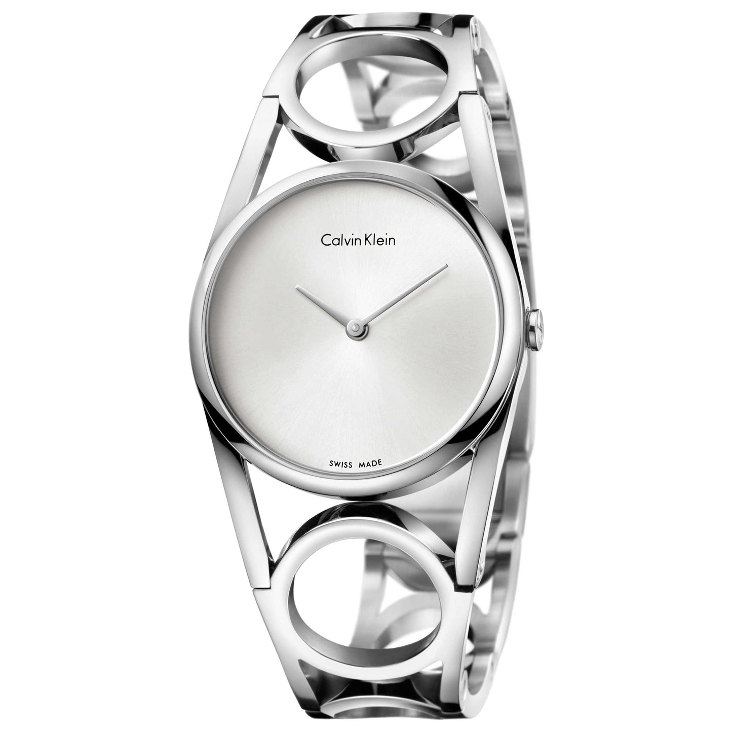 Front view of Calvin Klein Round Women's Quartz Watch K5U2M146