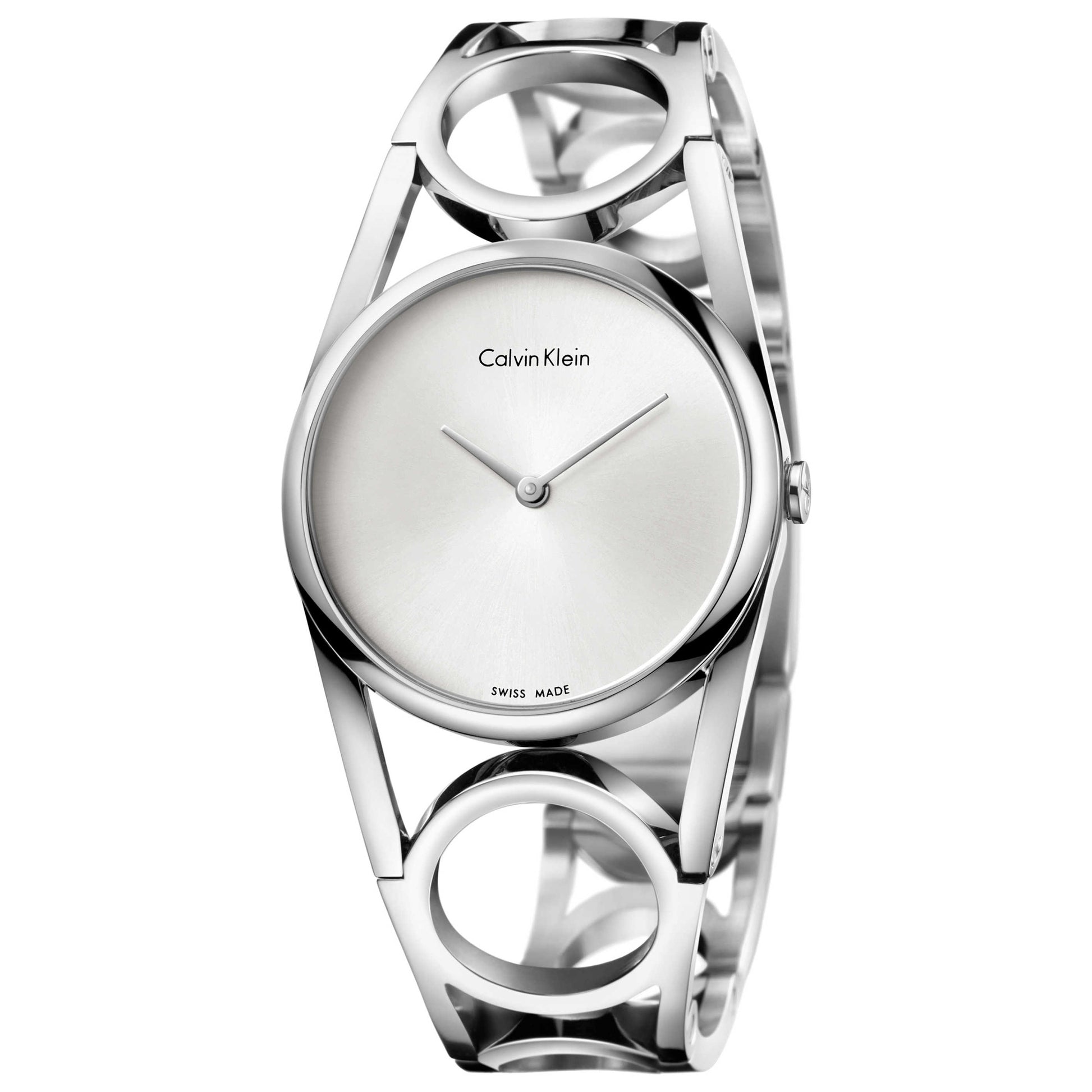 Front view of Calvin Klein Round Women's Quartz Watch K5U2M146