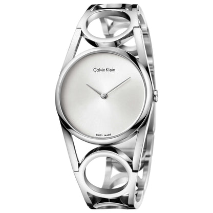 Front view of Calvin Klein Round Women's Quartz Watch K5U2M146