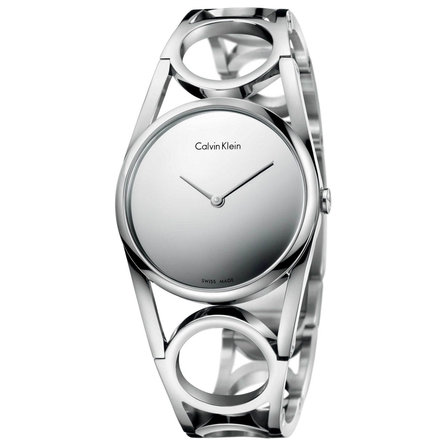 Front view of Calvin Klein Round Women's Swiss Quartz (Battery-Powered) Watch K5U2S148