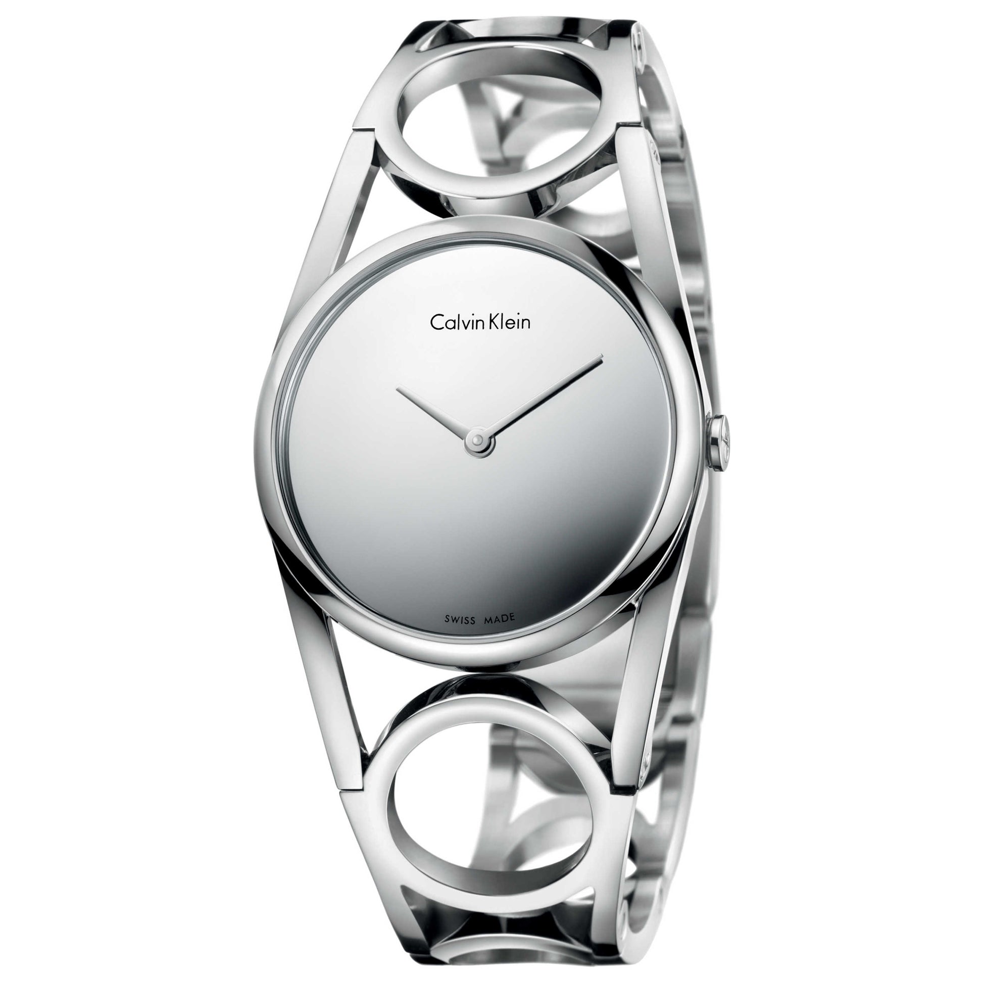 Front view of Calvin Klein Round Women's Swiss Quartz (Battery-Powered) Watch K5U2S148
