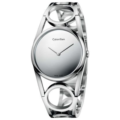 Front view of Calvin Klein Round Women's Swiss Quartz (Battery-Powered) Watch K5U2S148
