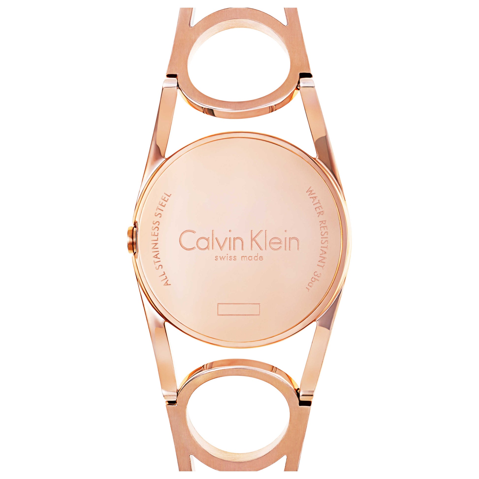 Back view of Calvin Klein Round Women's Quartz Watch K5U2S646