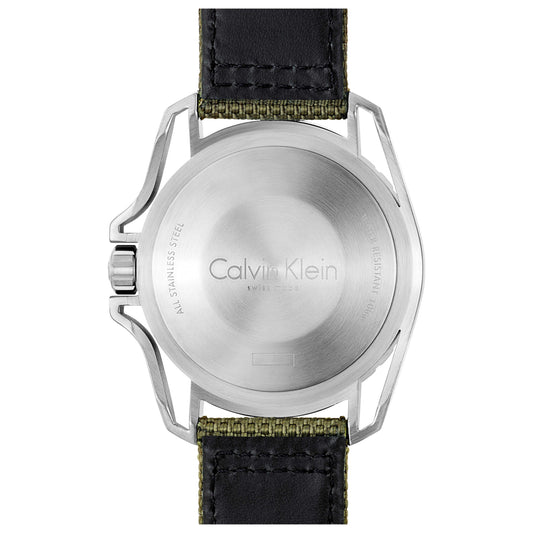 Back view of Calvin Klein Earth Men's Quartz Watch K5Y31XWL