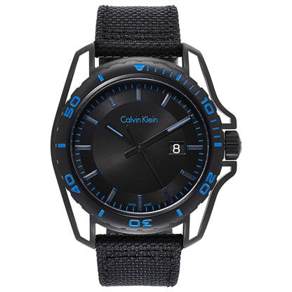 Front view of Calvin Klein Earth Men's Swiss Quartz (Battery-Powered) Watch K5Y31YB1